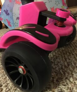 6KU Kids Scooter with Adjustable Height, Toddler Scooter with Widened Flash Wheels, Scooter for Kids Age 3-8 Years Old, Lean to Steer Pink Without Seat 26 71SsWKN1zL