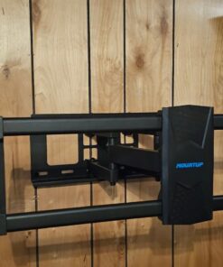 MOUNTUP UL Listed Full Motion TV Wall Mount for Most 42-82 inch TVs with Articulating Swivel and Tilt, TV Mount Max VESA 600x400mm, Holds up to 100lbs Fits 16" Stud MU0028 47 71St7L9zIsL