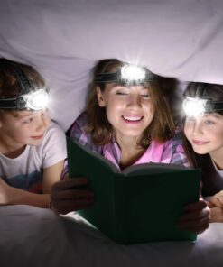 EverBrite 5-Pack LED Headlamp, 4 Lighting Modes, Pivoting Head with Adjustable Headband, Perfect for Running, Camping and Hiking, Batteries Included 24 71SueggioSL