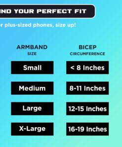 E Tronic Edge Phone Holder for Running, Cell Phone Arm Bands with Reflective Logo, Phone Strap Armband Fits iPhone and Android, Use for Running, Walking, Hiking and Biking, Gray, Medium 19 71Sv4wFOjXL