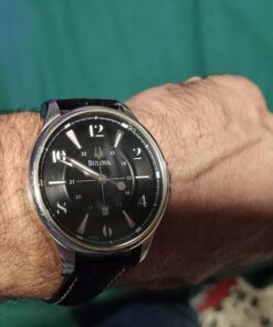 iStrap Leather Watch band -Alligator Grain Embossed Pattern Calfskin Replacement Strap-Stainless Steel Deployment Buckle with Push Buttons-Bracelet for Men Women-18mm 19mm 20mm 21mm 22mm 24mm Black/Tan Stitch-Silver 37 71Svlv7iIDL