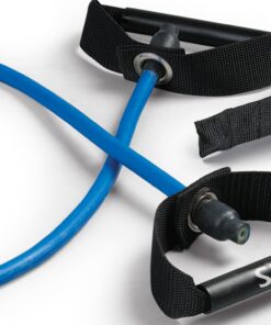 SPRI Xertube Resistance Bands with Handles – All Exercise Cords Sold Separately with Home Gym Workout Fitness Door Anchor Attachment Option With Door Attachment Blue Heavy 9 71Sw C8Ul2L