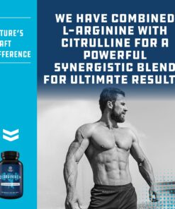 Pre Workout Nitric Oxide Supplement - Extra Strength L Arginine L Citrulline Supplement with Beta Alanine Nitric Oxide Booster for Enhanced Performance Strength Vascularity and Muscle Recovery 12 71Sw8B0LPL
