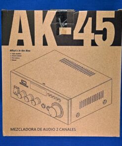 Home Audio Power Amplifier with Bluetooth, 100Wx2 Audio Stereo Receiver, Dmyond Home Amplifiers w/FM Radio USB, AUX, RCA, SD for Home Theater Speakers Audio Stereo, Studio 29 71SxRYcmIrL