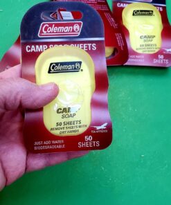 Coleman Camp Soap Sheets, Travel Soap Sheets - 50 count 16 71SyOO8Tz1L