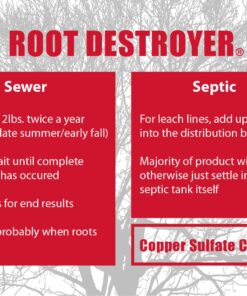 Root Destroyer – 2lbs- Root Killer for Sewer & Pipe Lines- Stops New Growth – Safe for All Plumbing 13 71SzpLvUkBL