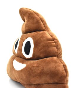 YINGGG 32cm Poop Plush Pillow Round Triangle Emotion Cushion Cute Decorative Stuffed Toy Brown Gifts for Kids and Friends 22 71T EFVCHaL