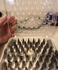 Ateco Cake, 783 55 pc Decorating Tip Set, Silver #783 55 pc Decorating Tip Set 33 71T0GXA3 vL