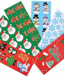 Rhode Island Novelty Holiday Sticker Assortment 100Pc