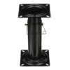 Attwood 91320-ADJ Swivl-Eze Adjustable Pedestal, Height Adjustable 11 ½-17 ½ Inches, for Boat Seat, Black Powder Coated