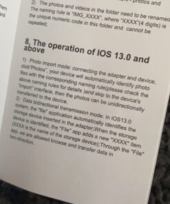 Apple MFi Certified Lightning to SD Card Camera Reader for iPhone iPad, Veetone Memory Card Reader Trail Camera Viewer SD Card Adapter for iPhone 12/11/XS/XR/X/8/7/iPad, Plug and Play One Slot 37 71T1Xo5EQFL