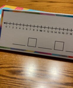 0-100 Dry Erase Number Line Board Double Sided 4 Feet Number Lines for Students with a Red & Black Dry Erase Marker Featuring 0-100 Number Line on One Side and Blank Line on The Reverse Side Set of 1 Board/2 Markers 34 71T1oZF FEL