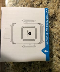 ZeeHoo Wireless Car Charger,15W Fast Charging Auto-Clamping Car Mount,Windshield Dash Air Vent Phone Holder for iPhone 15 14 13 12 Mini 11 Pro Max XS XR Black 37 71T2HDUNpIL