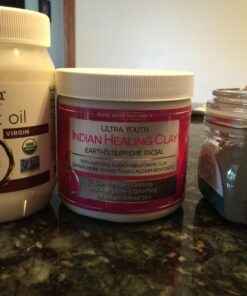 Pure Body Naturals Pure Bentonite Powder for DIY Detox Bath & Facial Mask, Pure Indian Healing Clay for Burns, Mastitis, Inflamed or Chapped Skin (8.0 oz) 36 71T2XI5SO6L