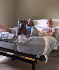 Lucid L600 Adjustable Bed Base Frame - Queen Size - Zero Gravity - Bluetooth - Companion App - Head and Foot Incline - Interactive Dual Massage - Under Bed Lighting - Wireless Remote - Dual USB Ports Adjustable Base Only 25 71T2jYt24L