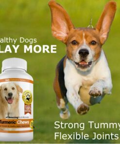 Amazing Turmeric for Dogs Curcumin Pet Antioxidant, Eliminates Joint Pain Inflammation, 120 Chews 20 71T3UQ5B0 L