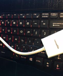 Amazon Basics Mini DisplayPort to VGA Monitor Adapter, White 1-Pack 31 71T3iR69n4L