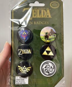 Paladone Nintendo Officially Licensed Merchandise - The Legend of Zelda Pin Badges 19 71T4iNIVT7L