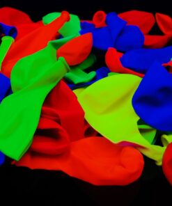 DirectGlow UV Neon Fluorescent Blacklight Reactive Glow Party Balloons (50) 50 11 71T4w7AvK4L