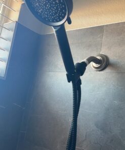 Cobbe Filtered Shower Head with Handheld, High Pressure 6 Spray Mode Showerhead with Filters, Water Softener Filters Beads for Hard Water - Remove Chlorine - Reduces Dry Itchy Skin, Matte Black Round 1. Matte Black 35 71T64v0K1DL