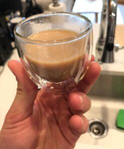 EspressoWorks 19-Bar Espresso, Latte and Cappuccino Maker 10-Piece Set - Brew Cappuccino and Latte with One Button - Espresso Machine with Milk Steamer 1250W - Coffee Gifts (Black) Black 47 71T7IRu2cOL