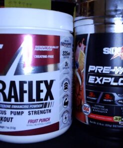 GAT SPORT Nitraflex Advanced Pre-Workout Powder, Increases Blood Flow, Boosts Strength and Energy, Improves Exercise Performance, Creatine-Free (Fruit Punch, 30 Servings) Fruit Punch 11 Ounce (Pack of 1) Standard Packaging 22 71T7oJxf AL