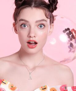 YFN Initial Pendant Necklace Sterling Silver with Cubic Zirconial 26 Letter Alphabet Jewelry Gifts for Mom Women Teen Girl Alphabet A 13 71T97 blB0L