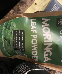 FGO Organic Moringa Oleifera Leaf Powder, 100% Raw from India, 16oz (Pack of 1) 1 Pound (Pack of 1) 25 71T9TKIPPxL