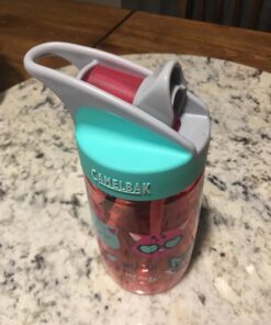 CamelBak Eddy Kids Water Bottle Kids Big Bite Valve - Spill Proof - Water Bottle for Kids - BPA-Free Water Bottle Meow 21 71TAySFylUL