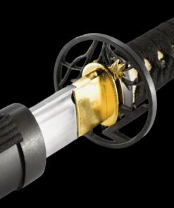 MAKOTO Handmade Sharp Katana Black Samurai Sword 40" Leaf 15 71TBaMKvhPL