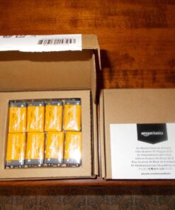 Amazon Basics (Pack of 8) 9 Volt Alkaline Performance All-Purpose Batteries, 5-Year Shelf Life, Packaging May Vary 1 Count (Pack of 8) 27 71TBphIKGL