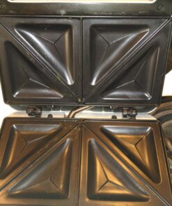 Cuisinart WM-SW2N Dual-Sandwich Nonstick Electric Grill Silver 31 71TBrD0rj4L