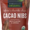 Viva Naturals Organic Cacao Nibs, 2 lb Bag (907g) - Keto Friendly and Vegan Unsweetened Chocolate Chip Substitute, Perfect for Gluten Free Baking, Cacao Nib Smoothies and More, Non-GMO and Gluten Free 2 Pound (Pack of 1) 9 71TCJCLVBsL