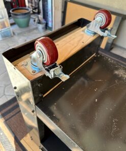 3 inch Heavy Duty Casters Load 1500lbs,Lockable Bearing Caster Wheels with Brakes,Swivel Casters for Furniture and Workbench,Set of 4 (Free screws) 41 71TCirRbhwL