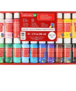 Alternative view of MICHAELS 16 Color Matte Acrylic Paint Value Pack by Craft Smart®