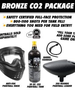 Alternative view of Maddog Tippmann Cronus Basic Bronze Paintball Gun Marker Starter Package CO2 Package