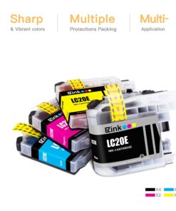 E-Z Ink (TM Compatible Ink Cartridge Replacement for Brother LC20E XXL for use with MFC-J985DW, MFC-J775DW, MFC-J5920DW, MFC-J985DWXL, MFC-J775DWXL(4 Black, 2 Cyan, 2 Magenta, 2 Yellow, 10 Pack) 20 71TEumbAfSL