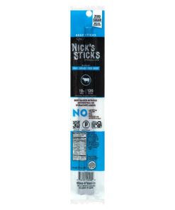 Alternative view of Nick's Sticks 100% Grass-Fed Beef Snack Sticks | Made in the USA | Gluten Free | Paleo, Keto, Whole30 Approved | No Soy, Antibiotics or Hormones (12 – 1.7oz. Packages of 2 Sticks) Original Beef 1.7 Ounce (Pack of 12)