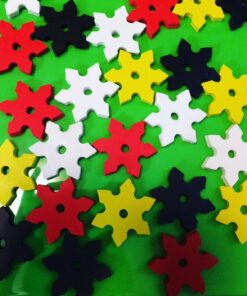 Alternative view of Ninja Star Erasers - 24 Pack - Karate Party Favors and School Supply Handouts