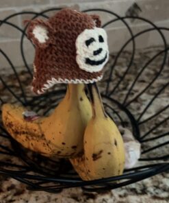 Nana Hats | Keep Bananas Fresher For Longer | As Seen on Shark Tank | Includes Standard Size BPA-Free Silicone Cap With Magnet | Monkey 14 71TFrtczyL