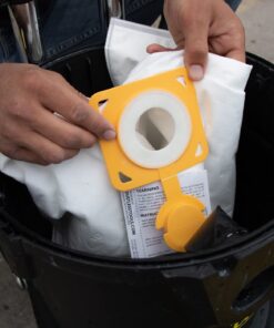 Alternative view of Dustless Technologies Wunderbag- Shop Vac Universal High Capacity Pre-Filter bags for Wet Dry Vacuums, 2 Pack (12-18 Gallon). Commercial, Contractor, Professional, Home use. Wet and Dry 2-Pack