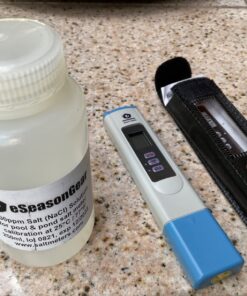 eSeasonGear SALT-3050 Waterproof IP65 Meter, Digital Salinity PPM Temperature Tester for Salt Water Pool and Koi Fish Pond 13 71TGKqoczQL