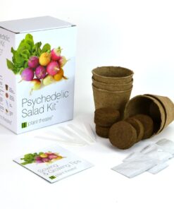 Alternative view of Plant Theatre Psychedelic Vegetable Garden Starter Kit - Grow Kit with 5 Unique Types of Vegetable Seeds, Pots, Peat Discs, and More - Complete Seed Starter Kit for Outdoor or Indoor Garden Psychedelic Salad