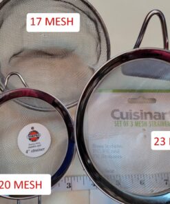 Cuisinart Mesh Strainers, 3 Pack Set, CTG-00-3MS Silver 39 71THOZertQL