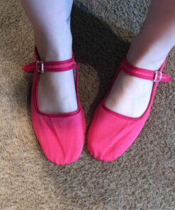 Alternative view of Shoes 18 Womens Cotton China Doll Mary Jane Shoes Ballerina Ballet Flats Shoes 7 114 Fushia