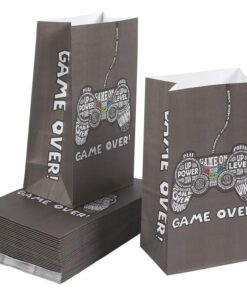 BLUE PANDA Gamer Party Favor Bags, Video Game Party Supplies (5 x 8.5 x 3 in, 36 Pack) 24 71TI V2i2iL