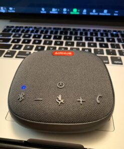 AIRHUG Bluetooth Speakerphone,Conference Speaker with Microphone,6 metes HD Voice Pick Up,Advanced Noise Reduction Algorithm,USB-C Plug & Play,Compatible with Zoom,MS Team,Skype 38 71TIKnFzDZL