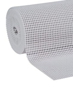 Alternative view of Duck Non-Adhesive Shelf Liner Select Grip EasyLiner, 12-inch x 20 Feet, White 12" x 20'