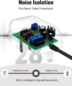 Donner DPA-1 Guitar Pedal Power Supply Adapter 9V DC 1A Tip Negative 5 Way Daisy Chain Cables for Guitar Effect Pedal 27 71TIYV1jPlL