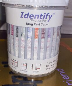 5 Pack Identify Diagnostics 12 Panel Drug Test Cup with BUP - Testing Instantly for 12 Different Drugs THC50, COC, OXY, MDMA, BUP, MOP, AMP, BAR, BZO, MET, MTD, PCP ID-CP12-BUP (5) 5 36 71TIepaIRcL